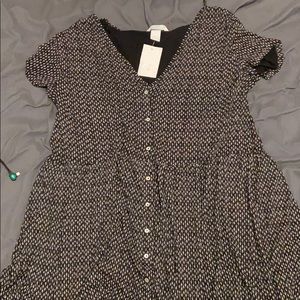 Black Baby Doll Dress H&M